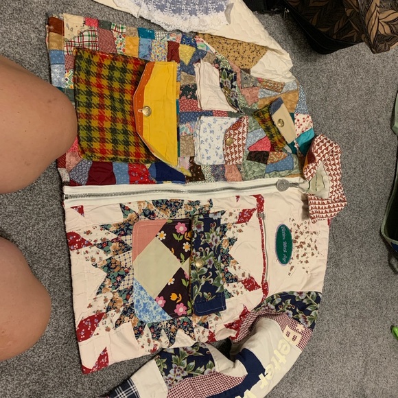 Better With Age Patchwork Coat One of a Kind - Picture 1 of 2